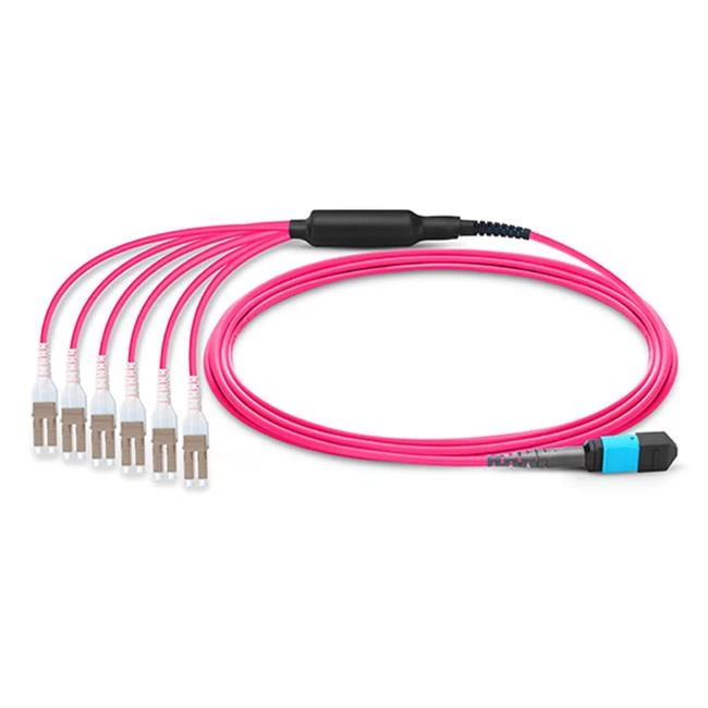 Кабель MTP To 4 LC Duplex OM4